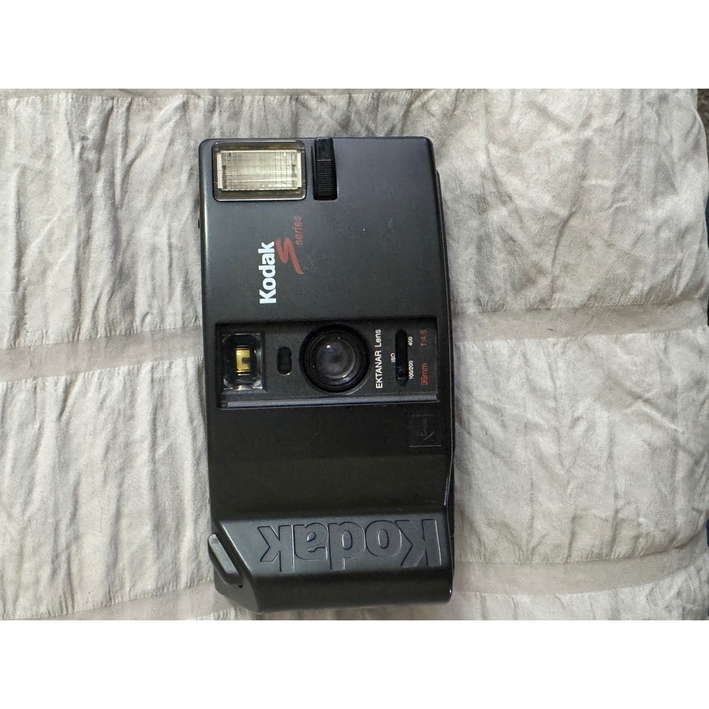 Kodak S300MD Autowind 35mm Film Camera Point & Shoot Tested Working